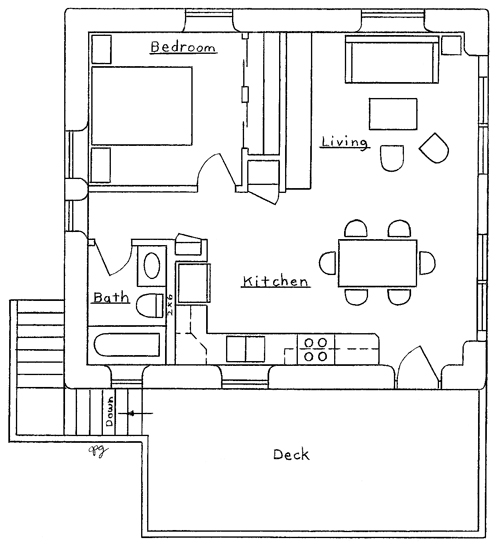 Earthbag Building: Garage/Apartment Plan