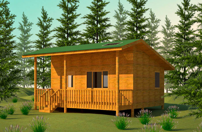 Earthbag Building: Wilderness Cabin Plan