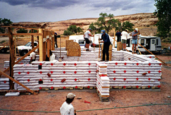 Earthbag Building  Ranger Station